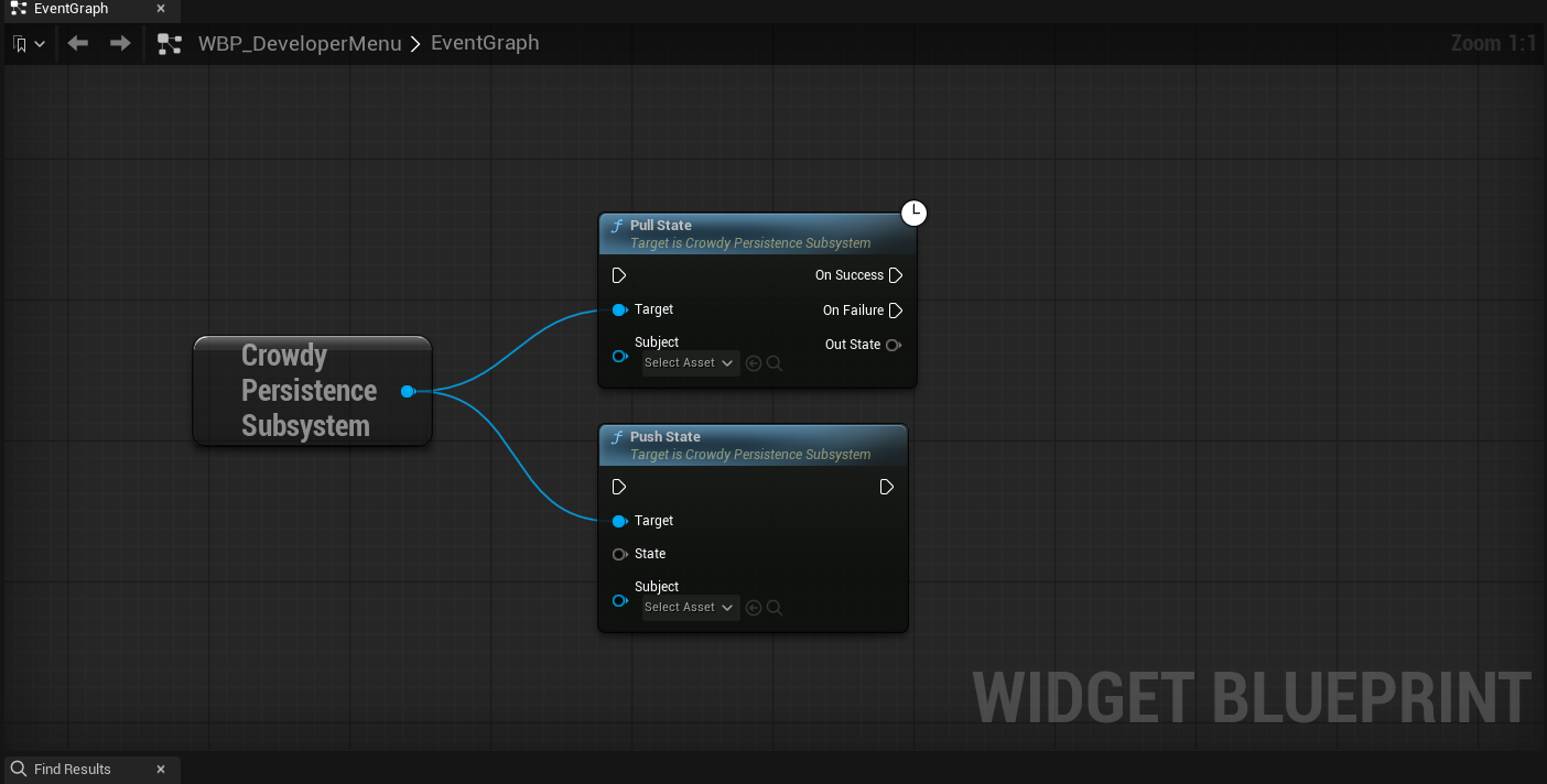Push State and latent Pull State Blueprint nodes