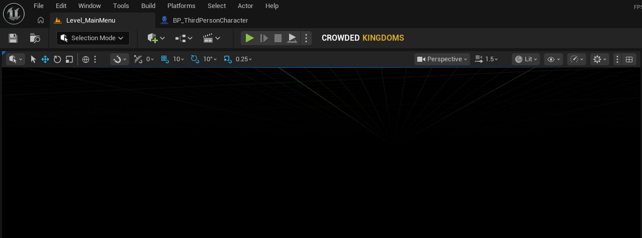 Crowdy Studio tab docked in the Unreal Editor